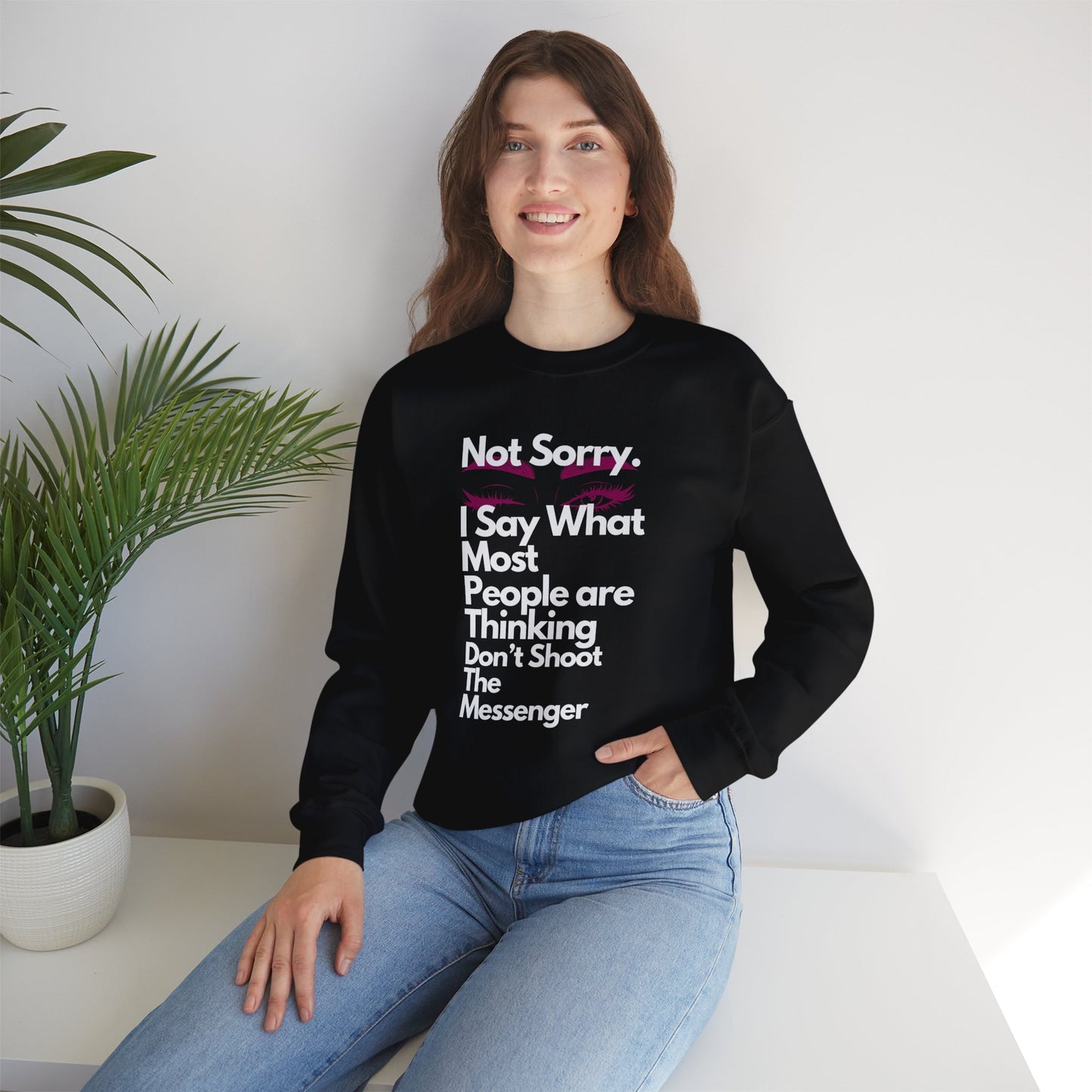 Not Sorry Heavy Blend Sweatshirt