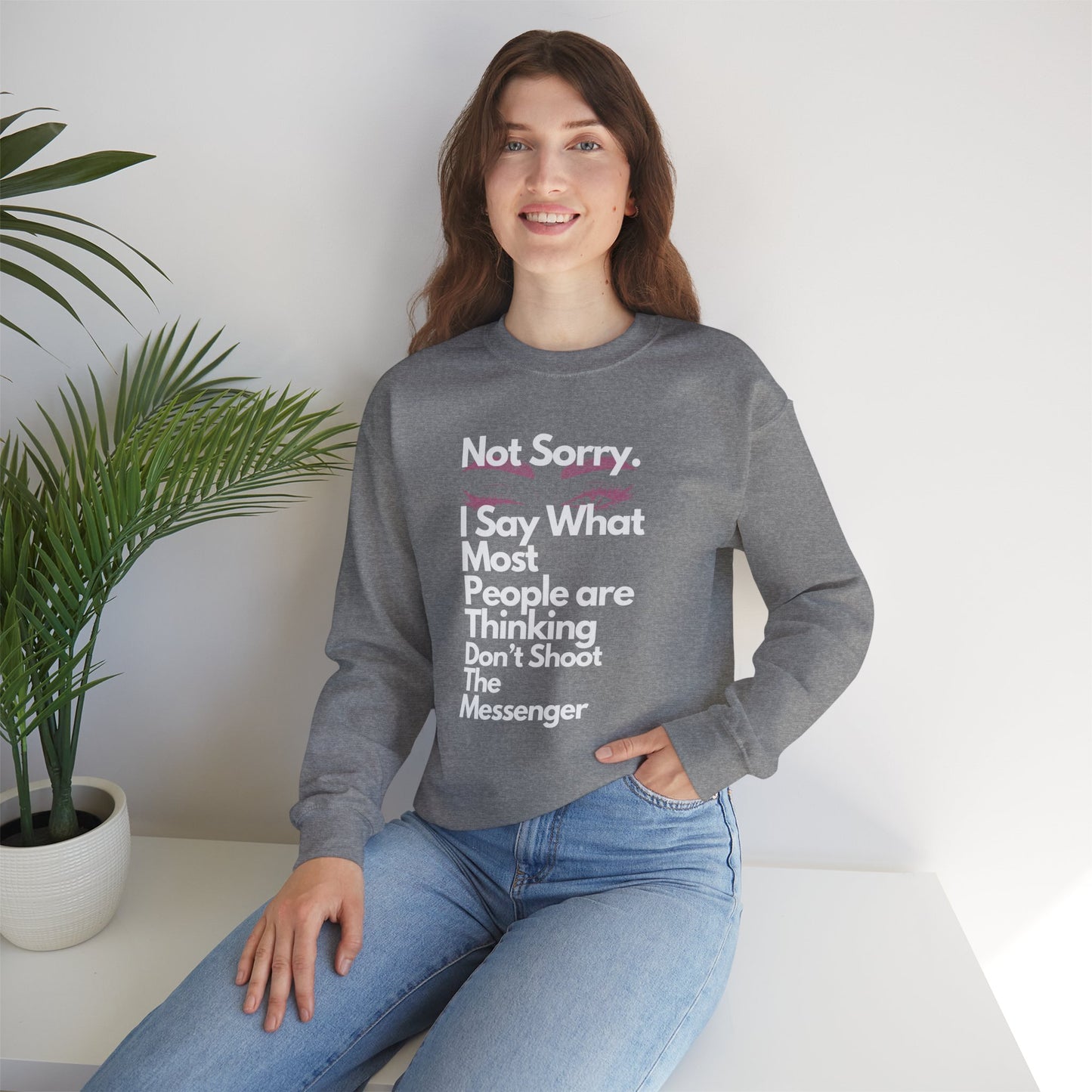 Not Sorry Heavy Blend Sweatshirt