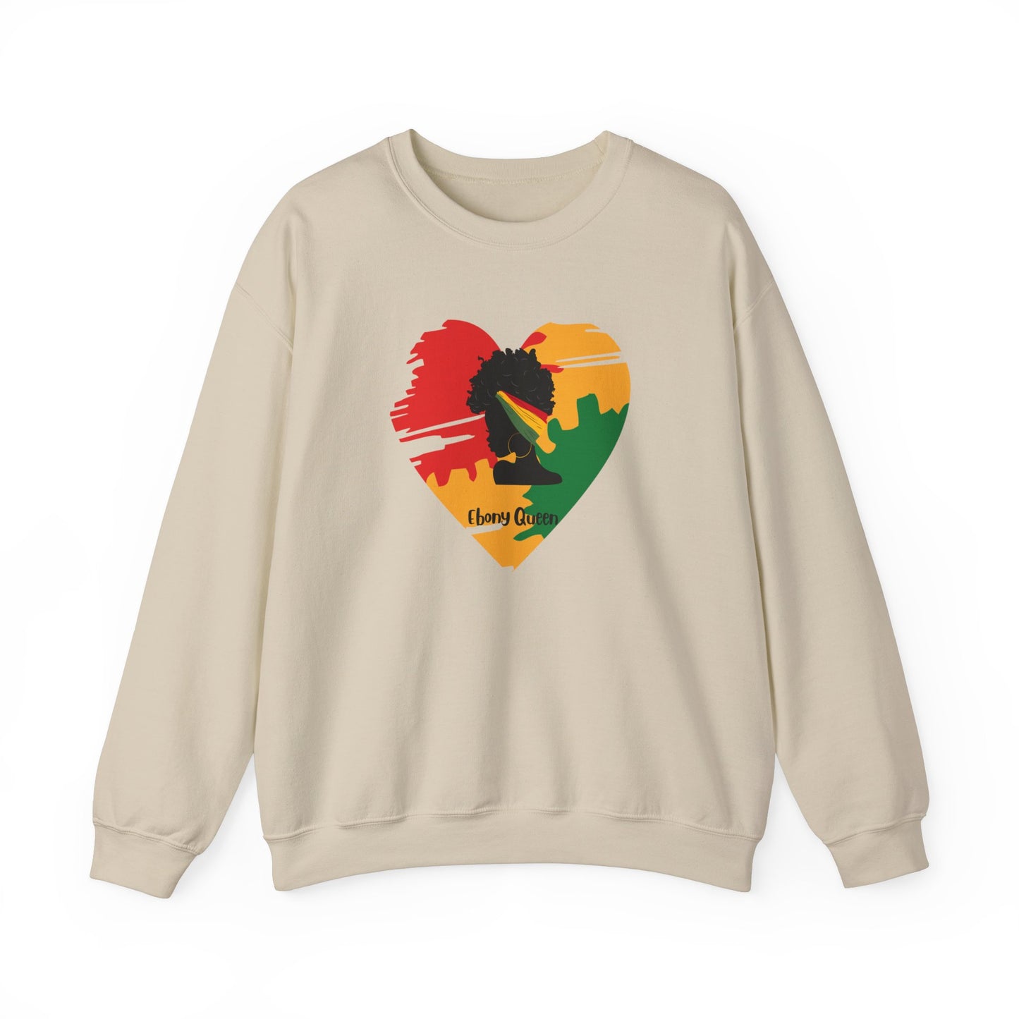 Ebony Queen Heart Sweatshirt