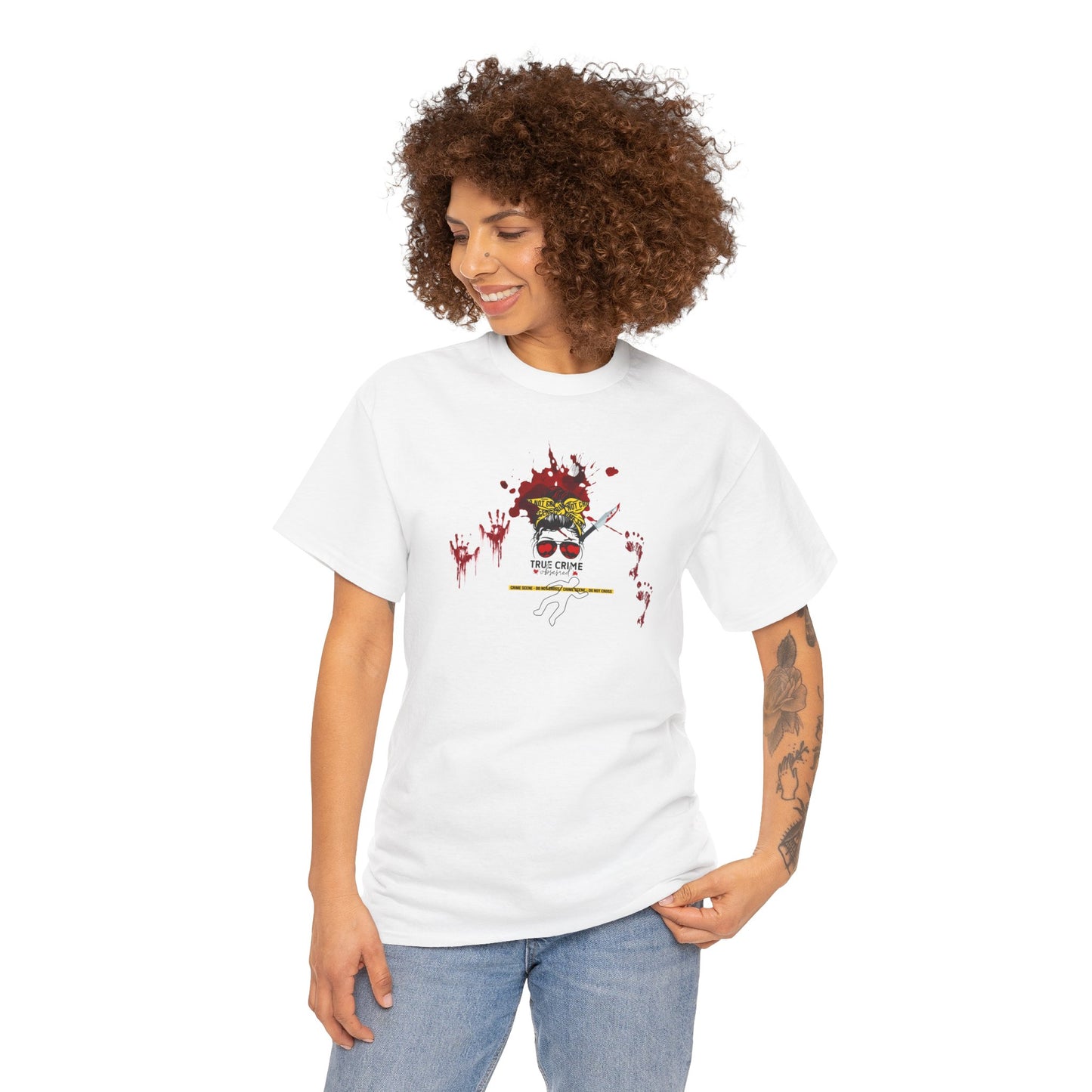 True Crime Obsessed Unisex Heavy Cotton Tee