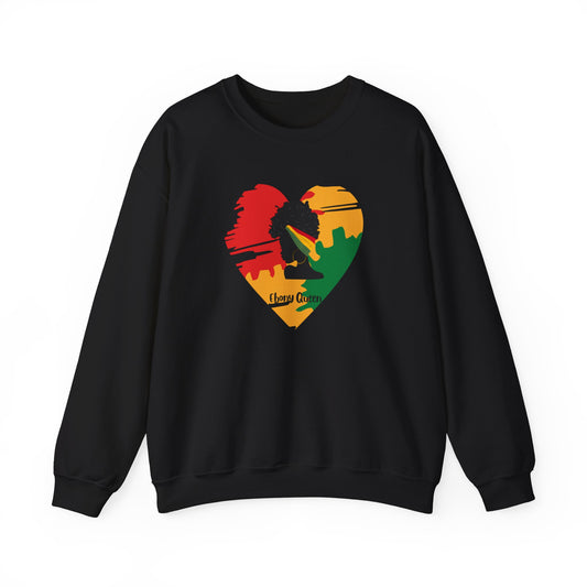 Ebony Queen Heart Sweatshirt