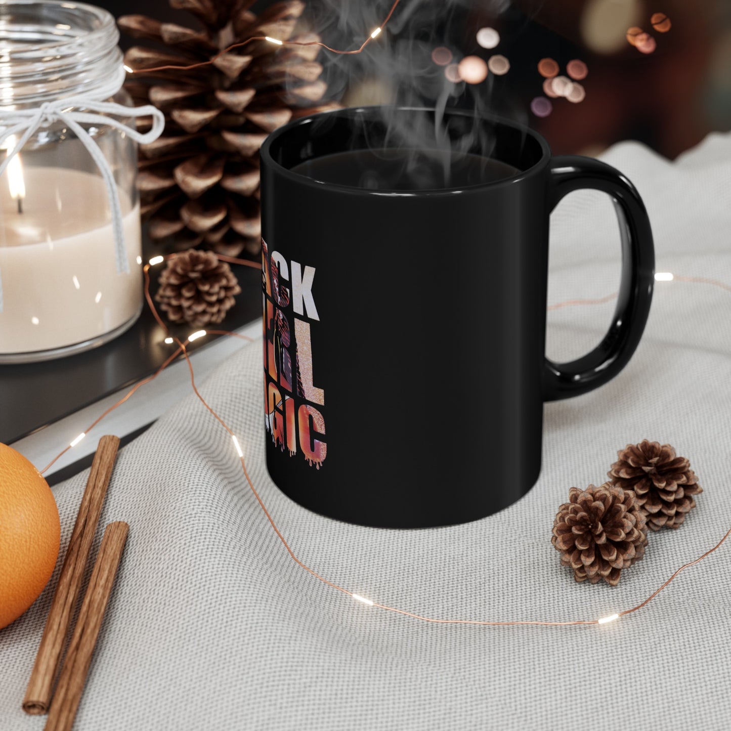 Black Girl Magic 11oz Black Mug