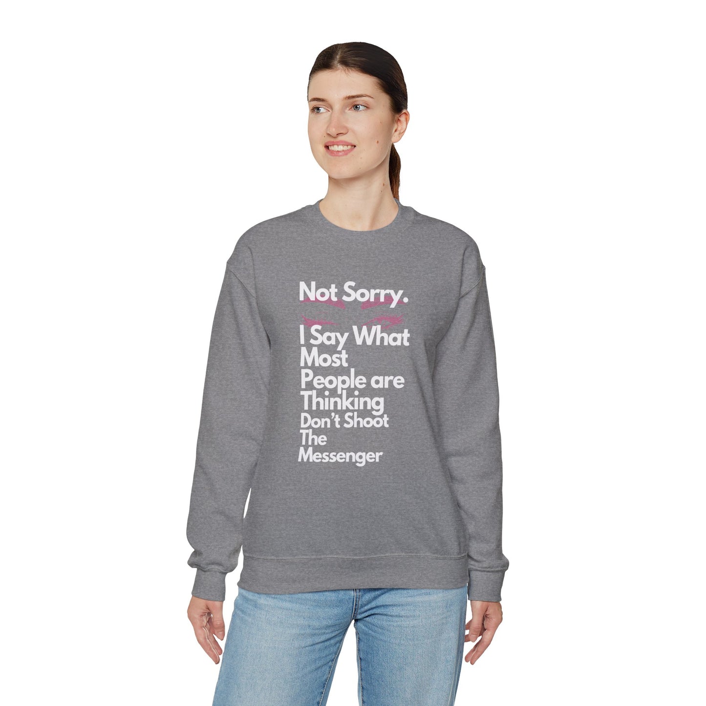 Not Sorry Heavy Blend Sweatshirt