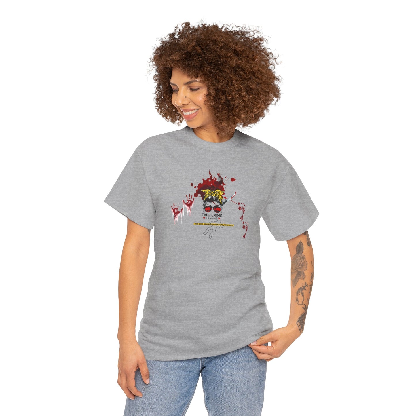 True Crime Obsessed Unisex Heavy Cotton Tee