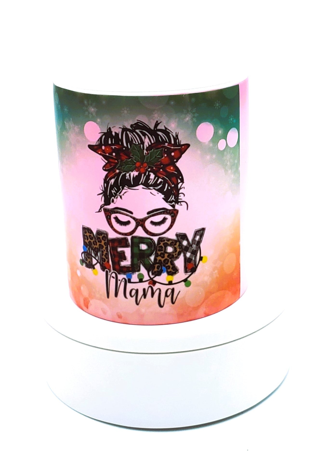 Merry Christmas Mama Color Changing mug - myfiercefirefashions