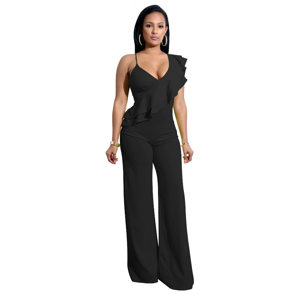 Ruffled Jumpsuit - myfiercefirefashions