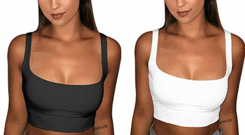 Strappy Vest Crop Top - myfiercefirefashions